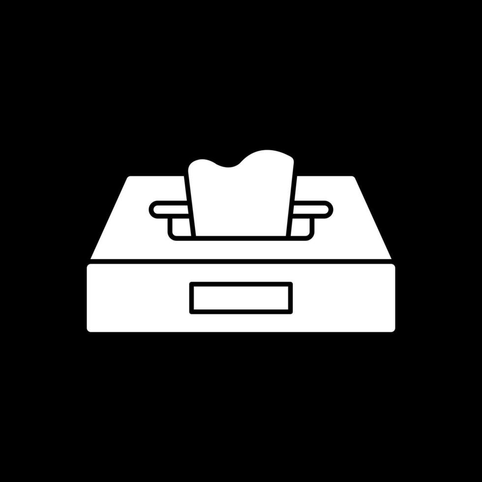 Tissue Box Vector Icon Design
