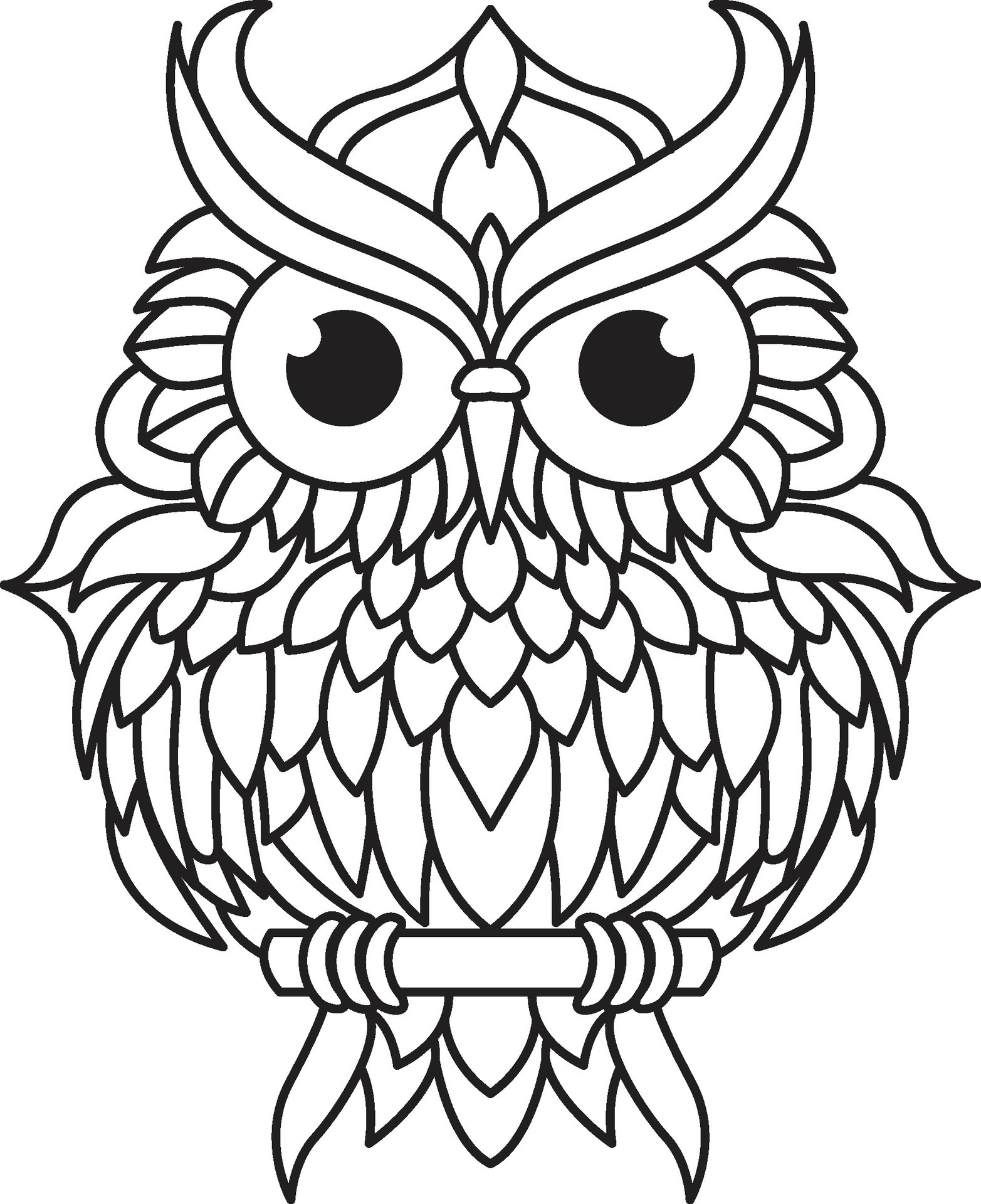 owl Mandala Coloring Page Enchanting owl Mandala Unleash Your