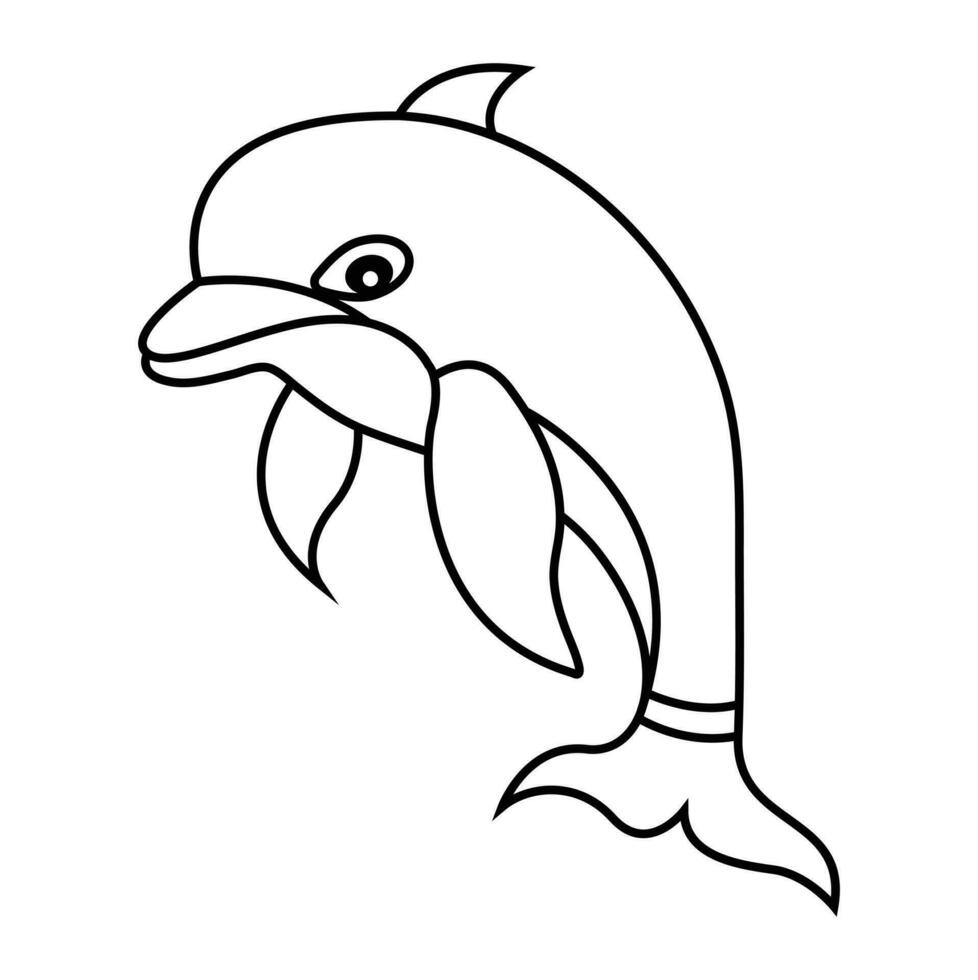 delfín mandala colorante página encantador delfín mandala desatraillar tu creatividad mediante colorante vector