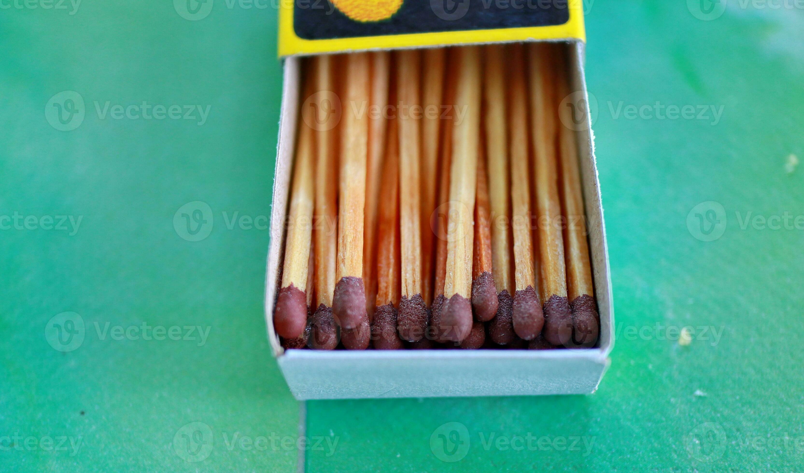 Matches In A Box Closeup Stick Matchstick Photo Background And