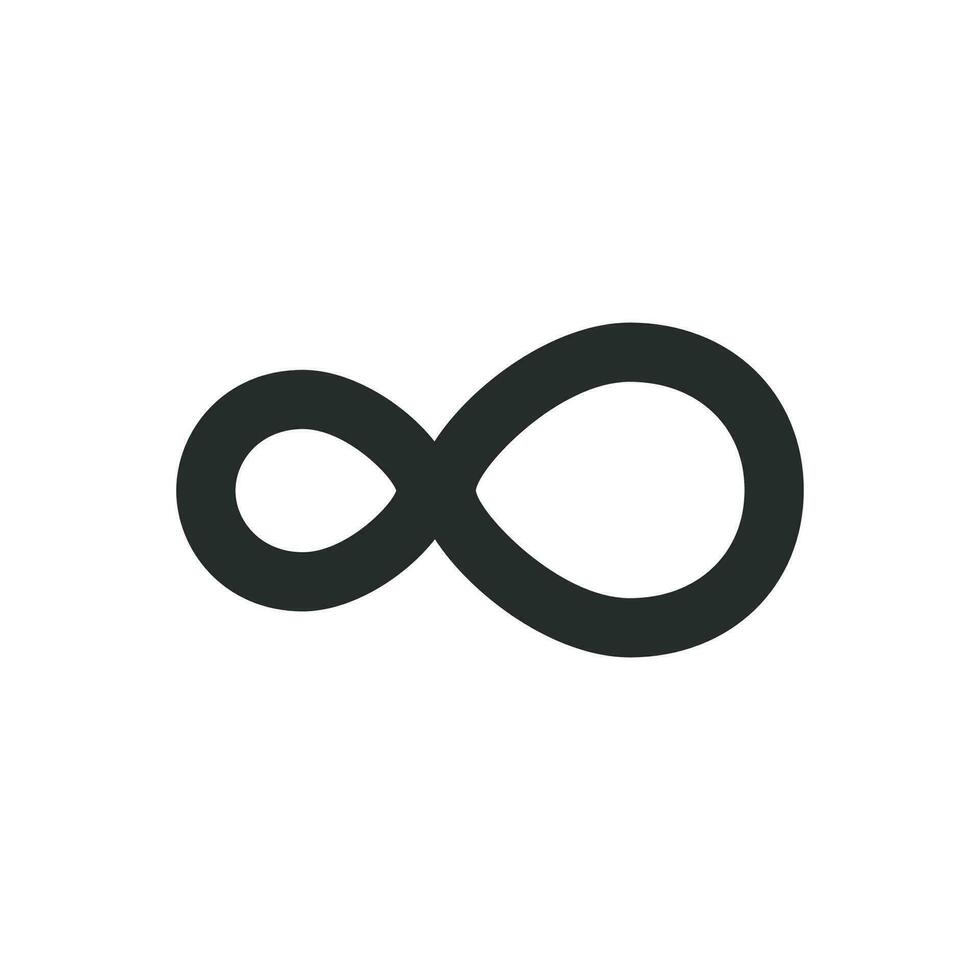 Infinity icon graphic vector design illustration