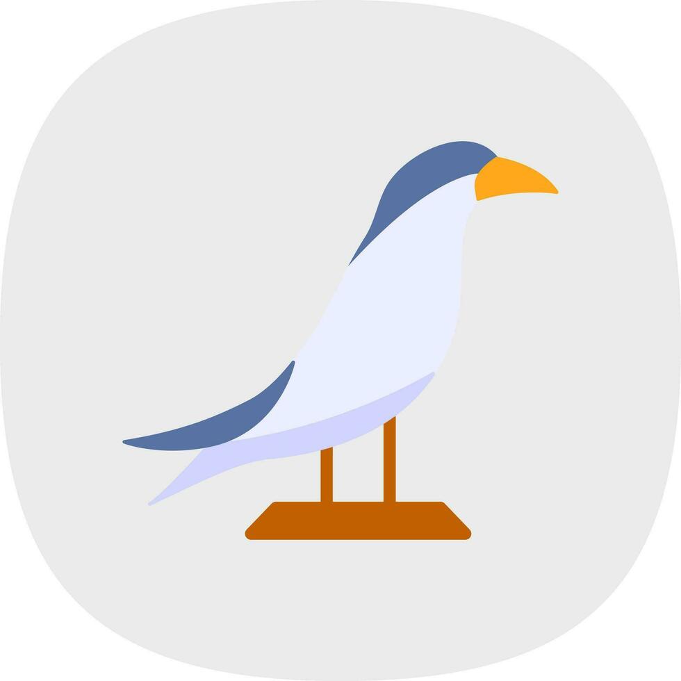 ártico golondrina de mar en vuelo vector icono diseño