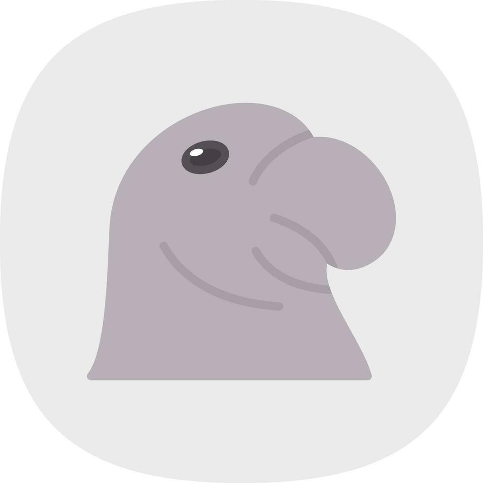 Northern fur seal Vector Icon Design