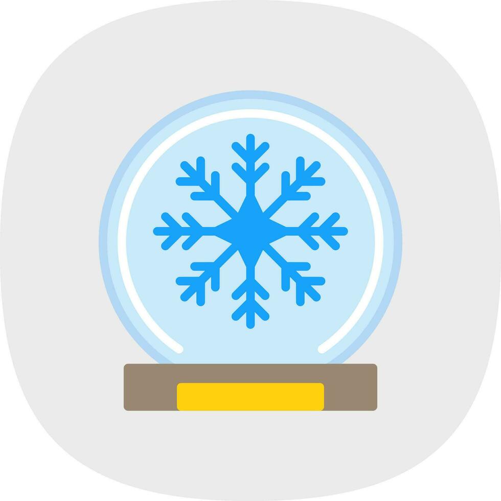 Snow globe Vector Icon Design