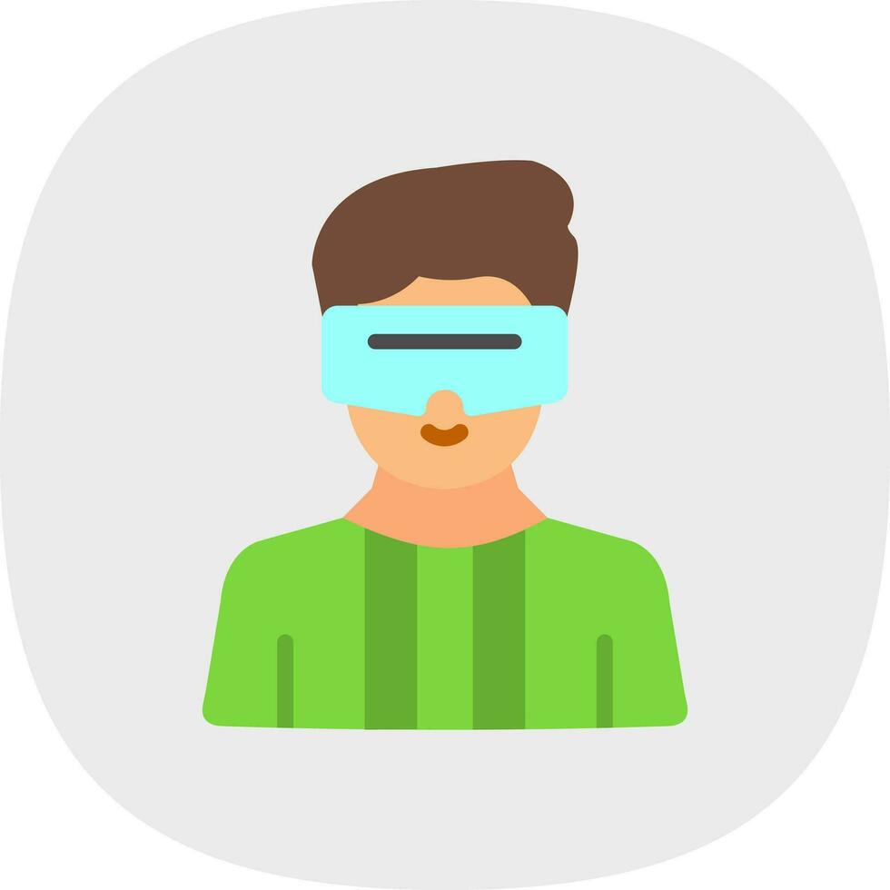 Virtual Reality Vector Icon Design