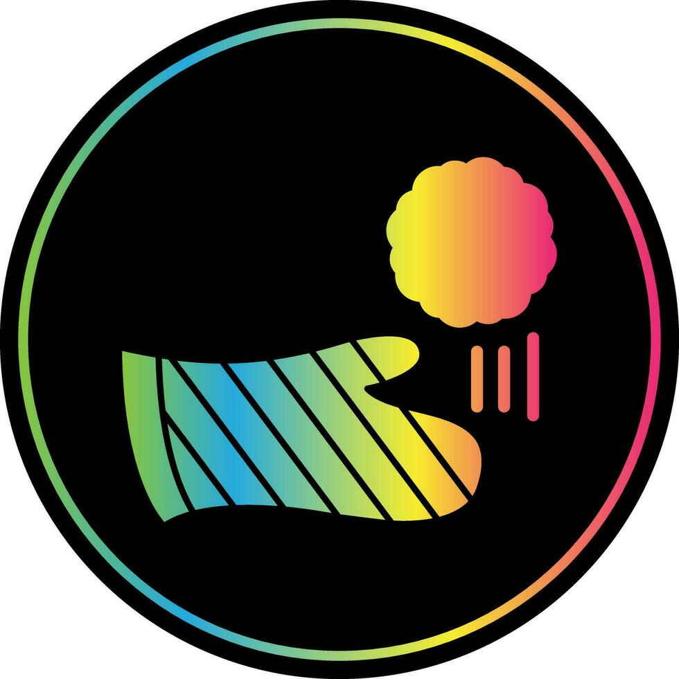 Snowball fight Vector Icon Design