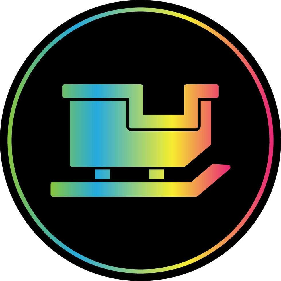 Sled Vector Icon Design
