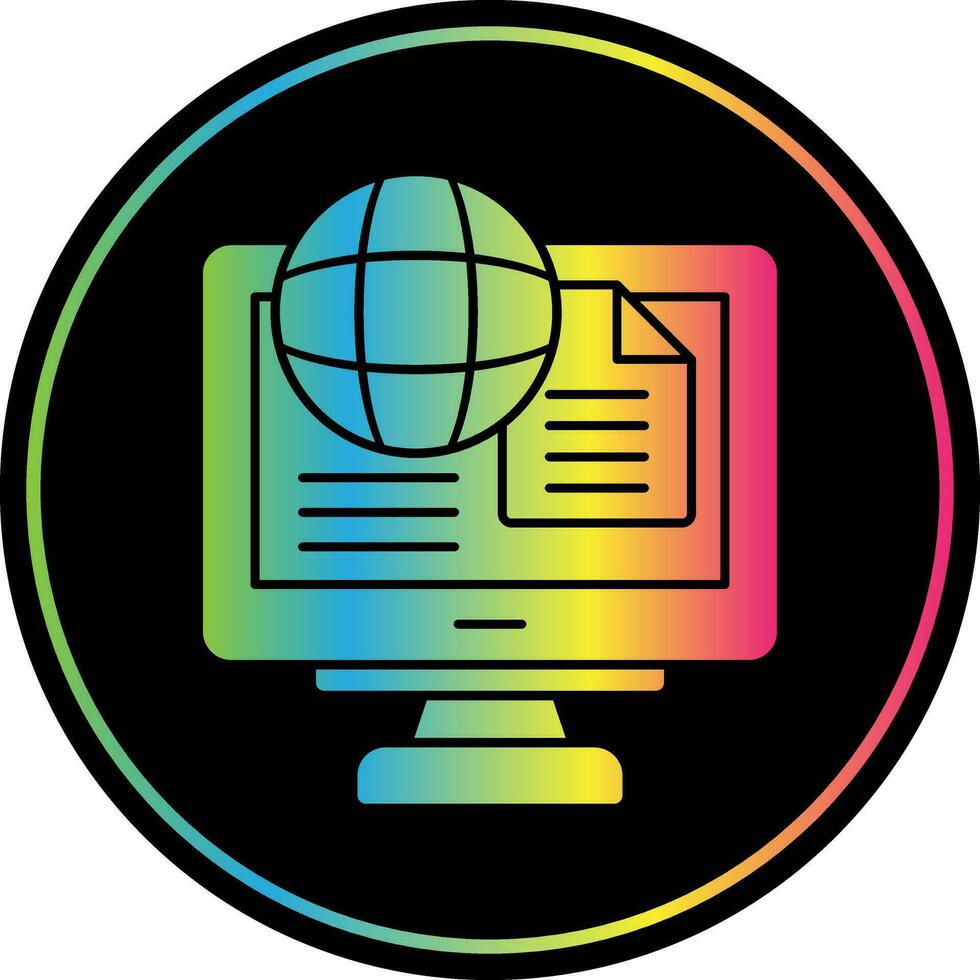 Portal Vector Icon Design