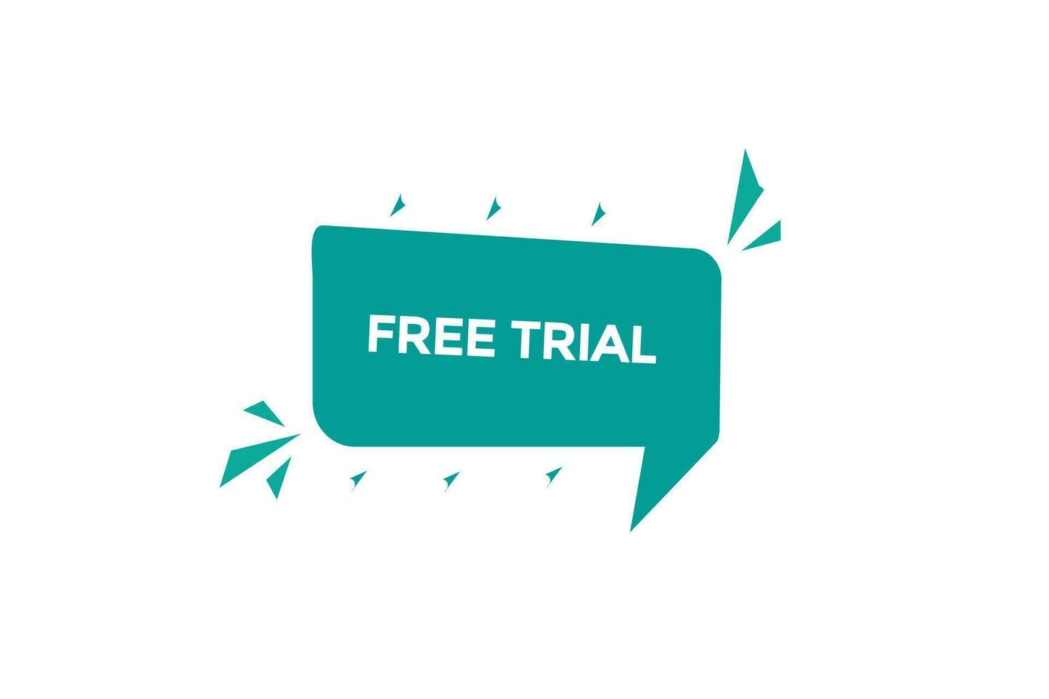 news free trial, level, sign, speech, bubble  banner, vector