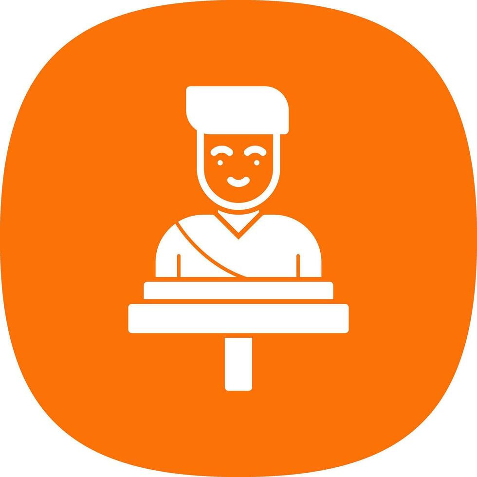 Sculpting Vector Icon Design