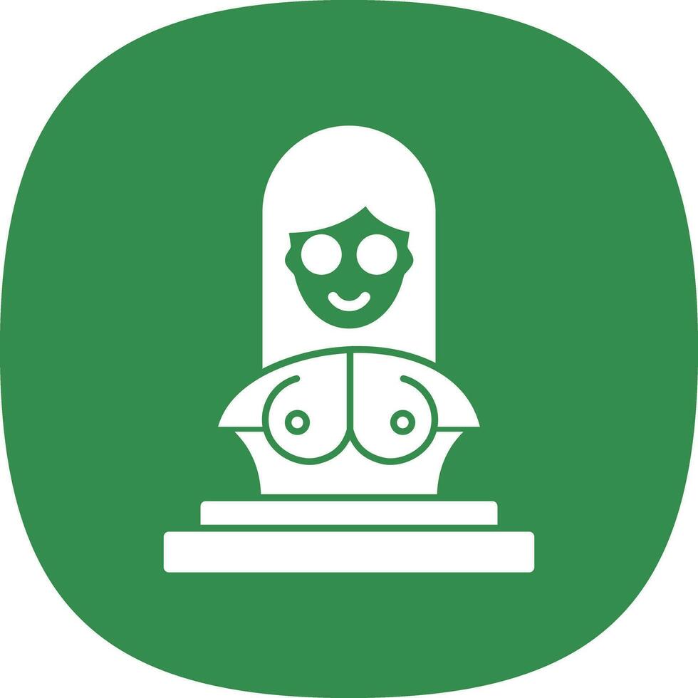 Bust Vector Icon Design