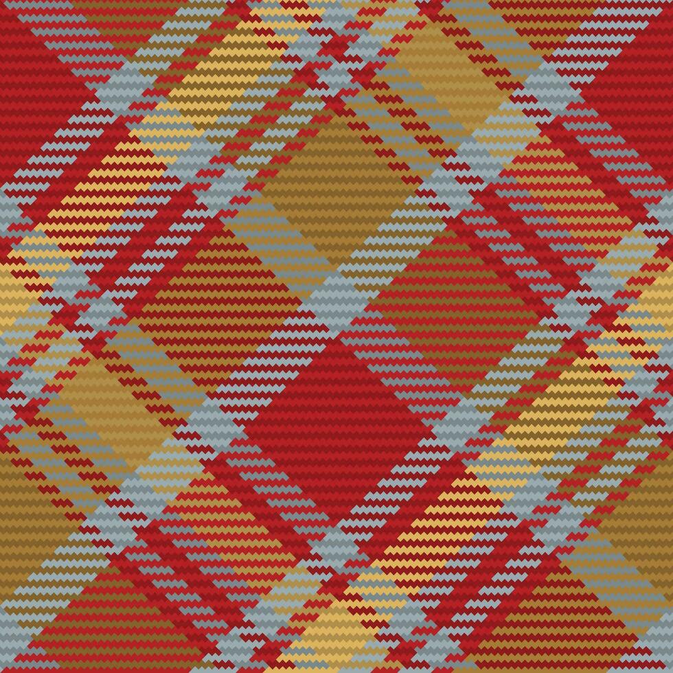 Seamless pattern of scottish tartan plaid. Repeatable background with check fabric texture. Vector backdrop striped textile print.