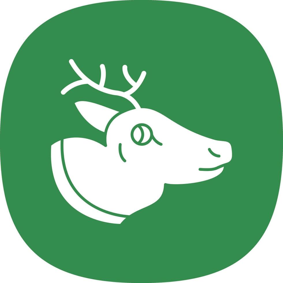 Reindeer Vector Icon Design