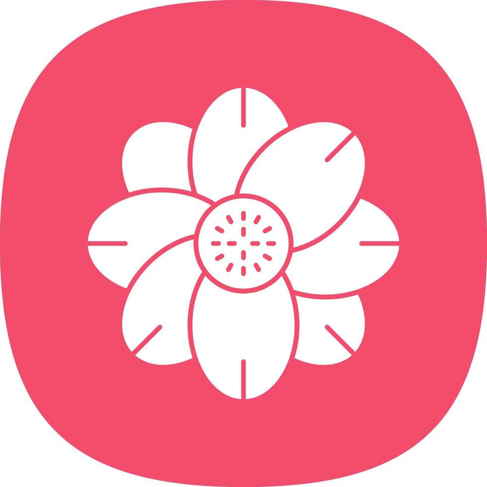 ártico flor vector icono diseño