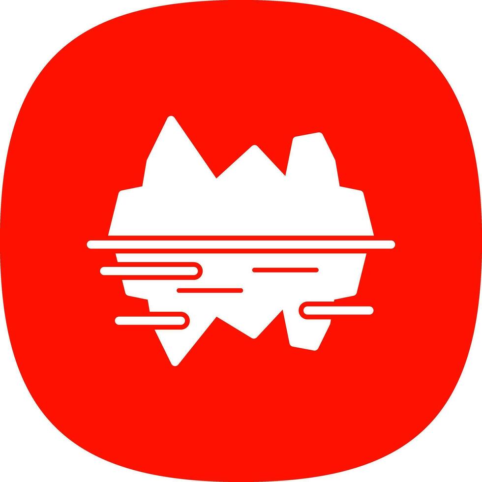 Glacier bay Vector Icon Design