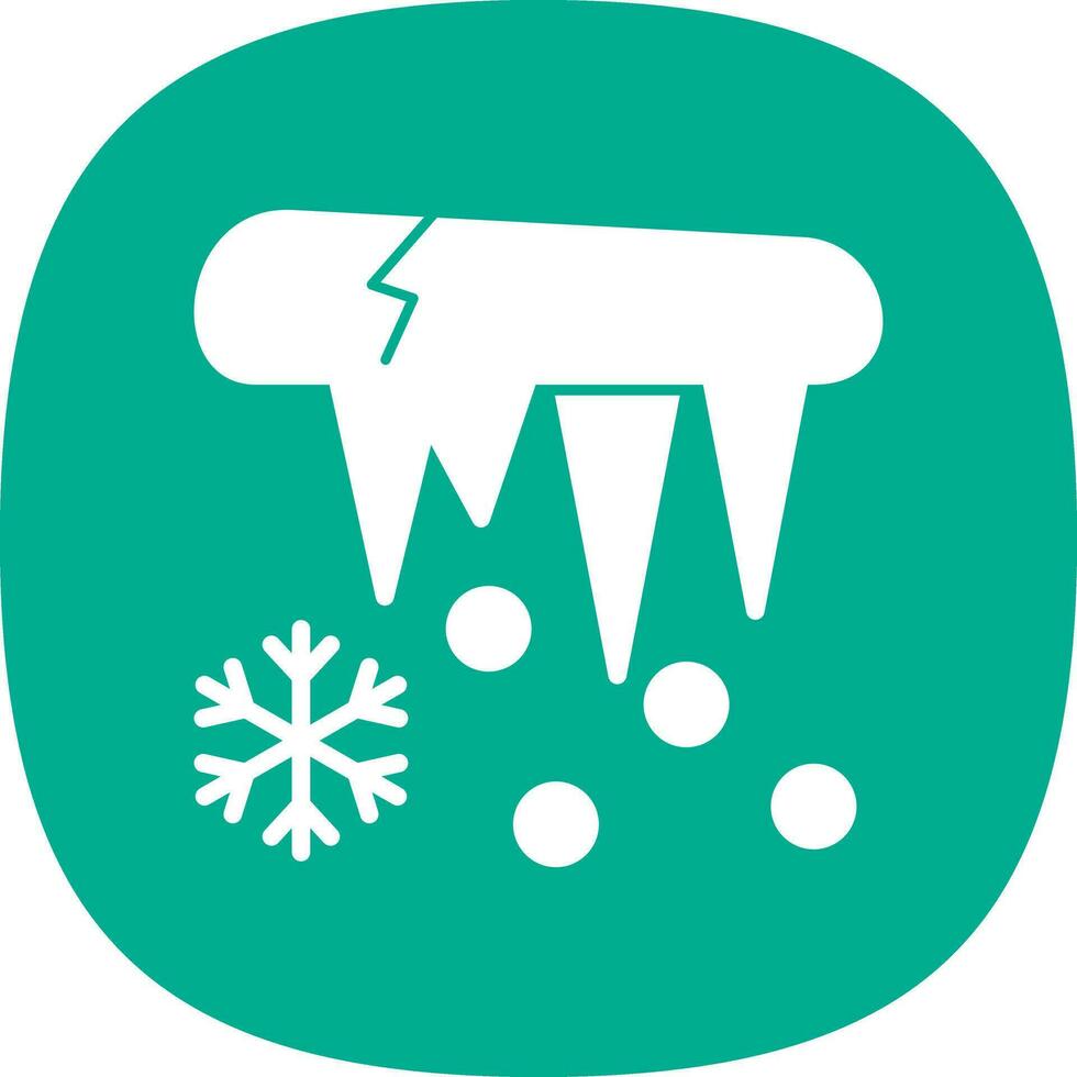 Icicle Vector Icon Design