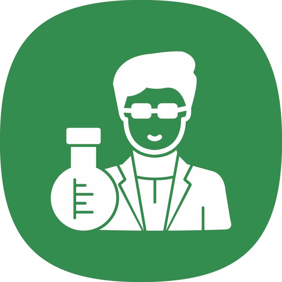 Scientist Vector Icon Design