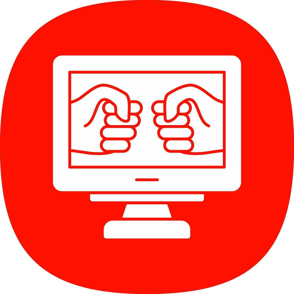 Fighting Game Vector Icon Design