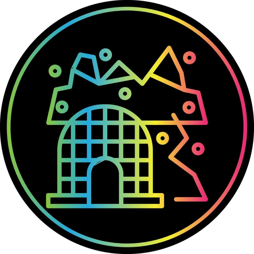 Arctic tundra Vector Icon Design