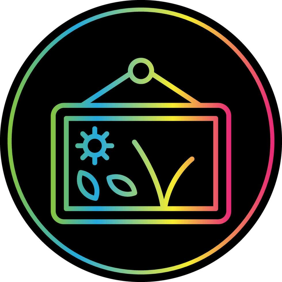 Framing Vector Icon Design