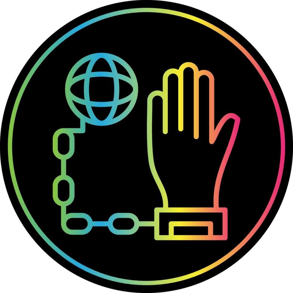 Internet Addiction Vector Icon Design