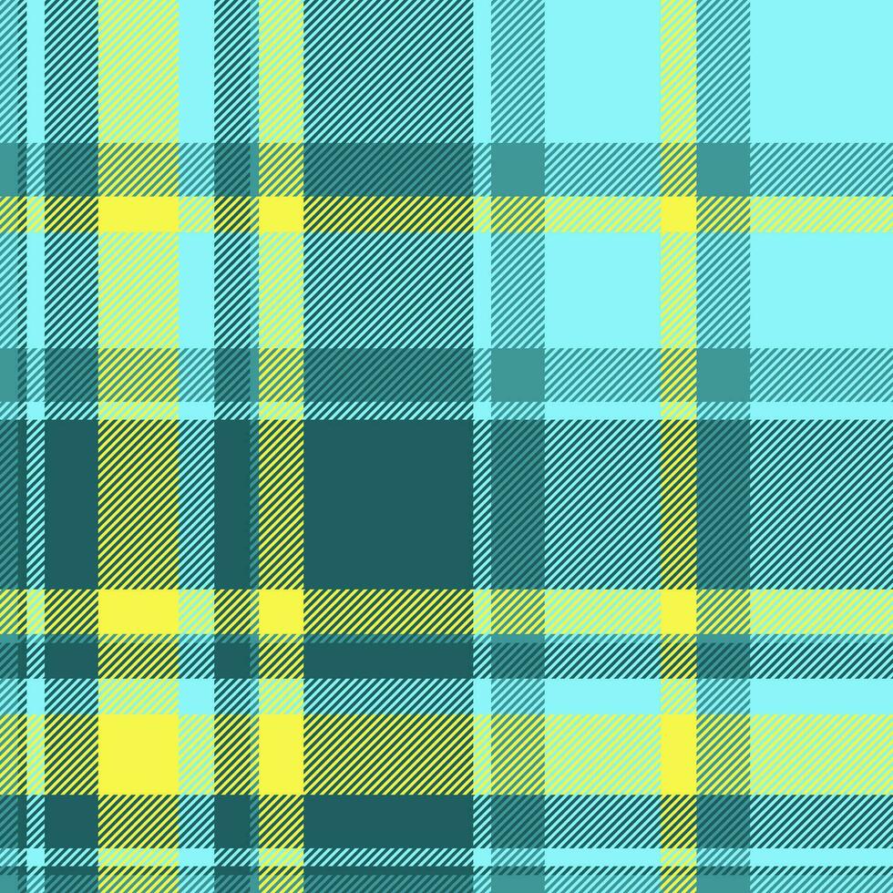 Fabric texture background of plaid check textile with a seamless vector pattern tartan.