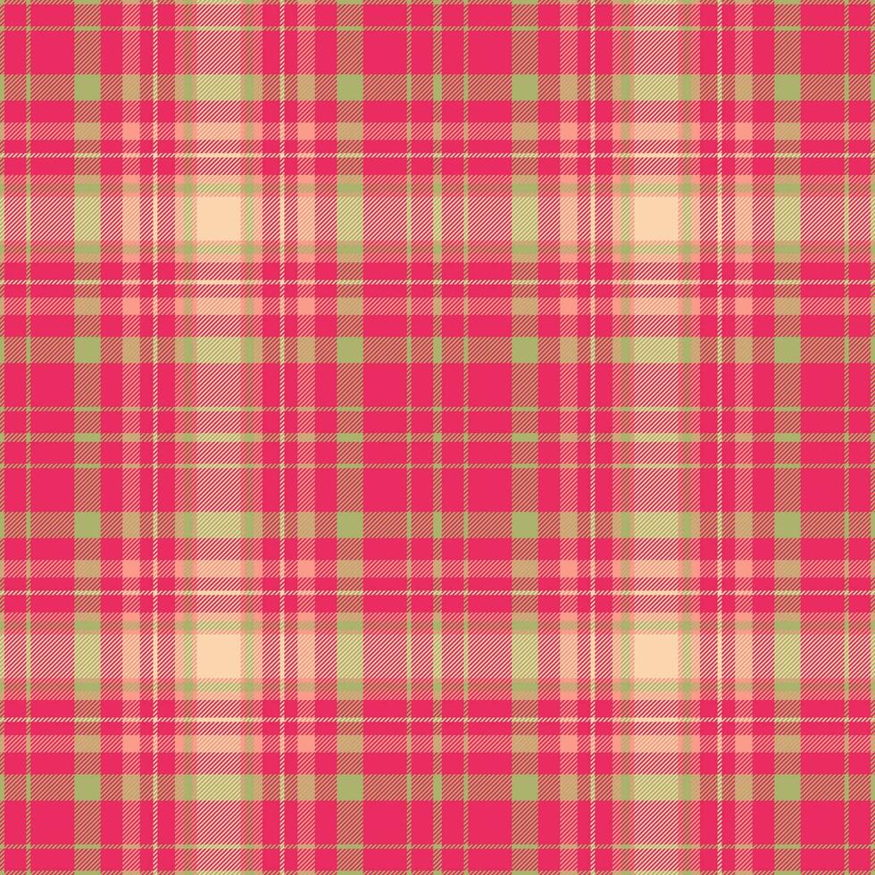 Vector check pattern of tartan background texture with a fabric seamless textile plaid.