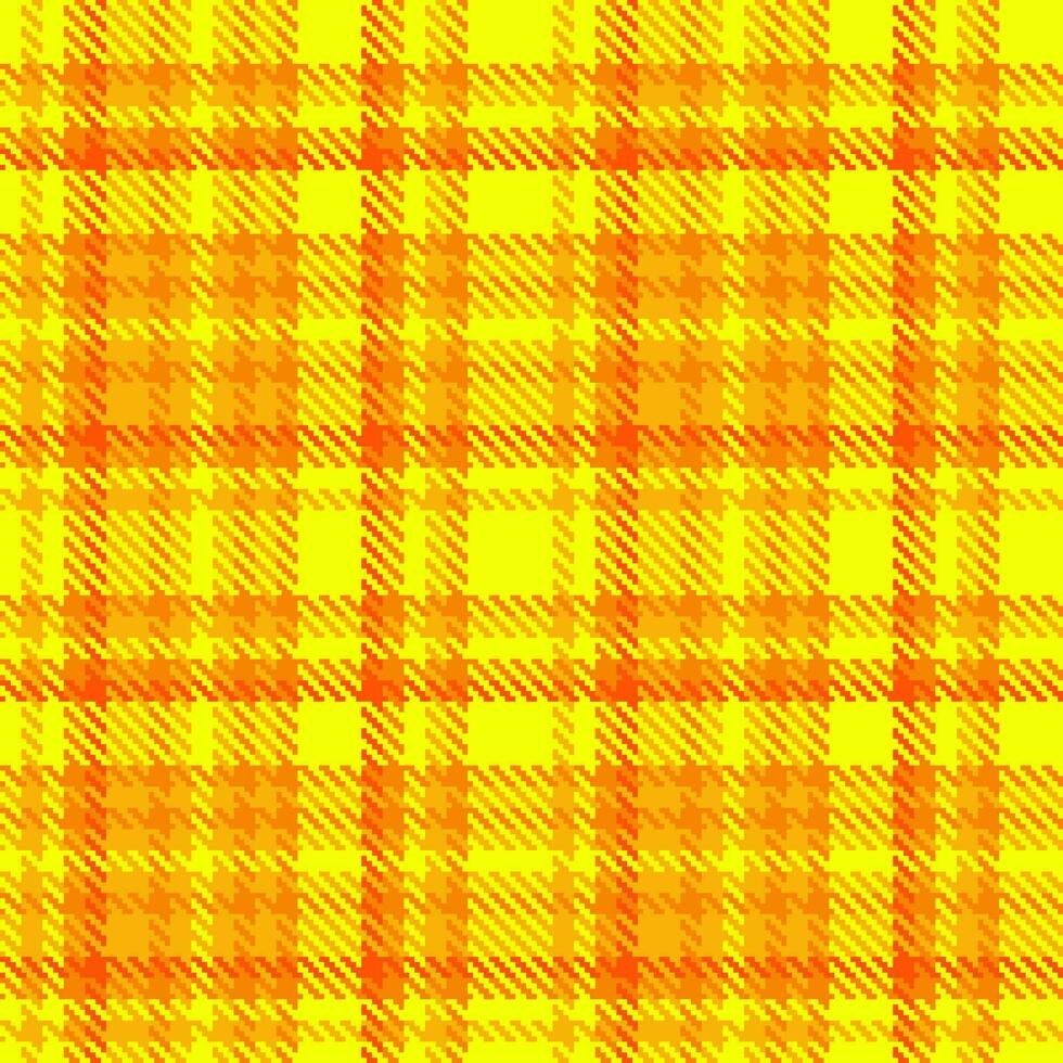 Check fabric background of plaid textile seamless with a tartan texture vector pattern.