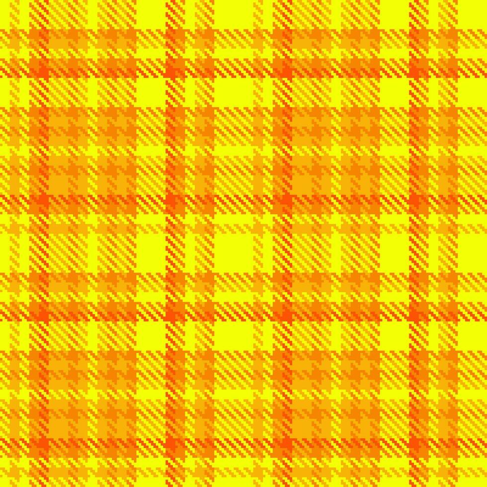 Check fabric background of plaid textile seamless with a tartan texture vector pattern.