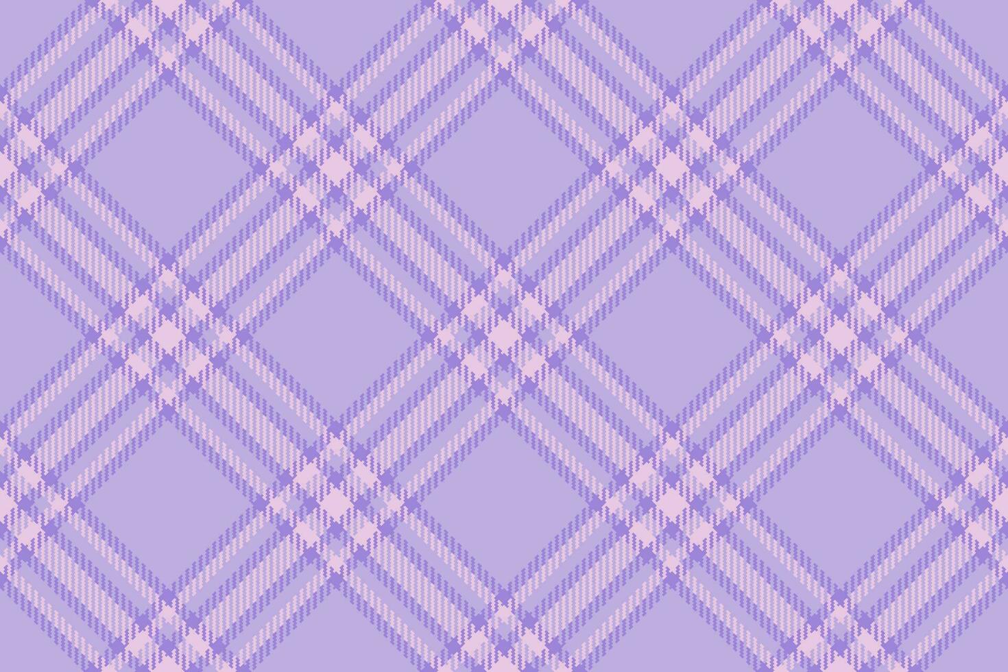 Textile plaid fabric of seamless texture pattern with a tartan vector check background.