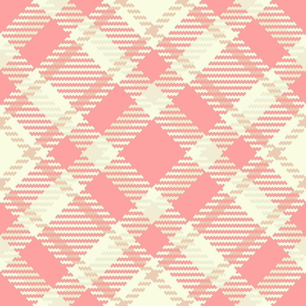 Background check plaid of tartan fabric vector with a pattern seamless texture textile.