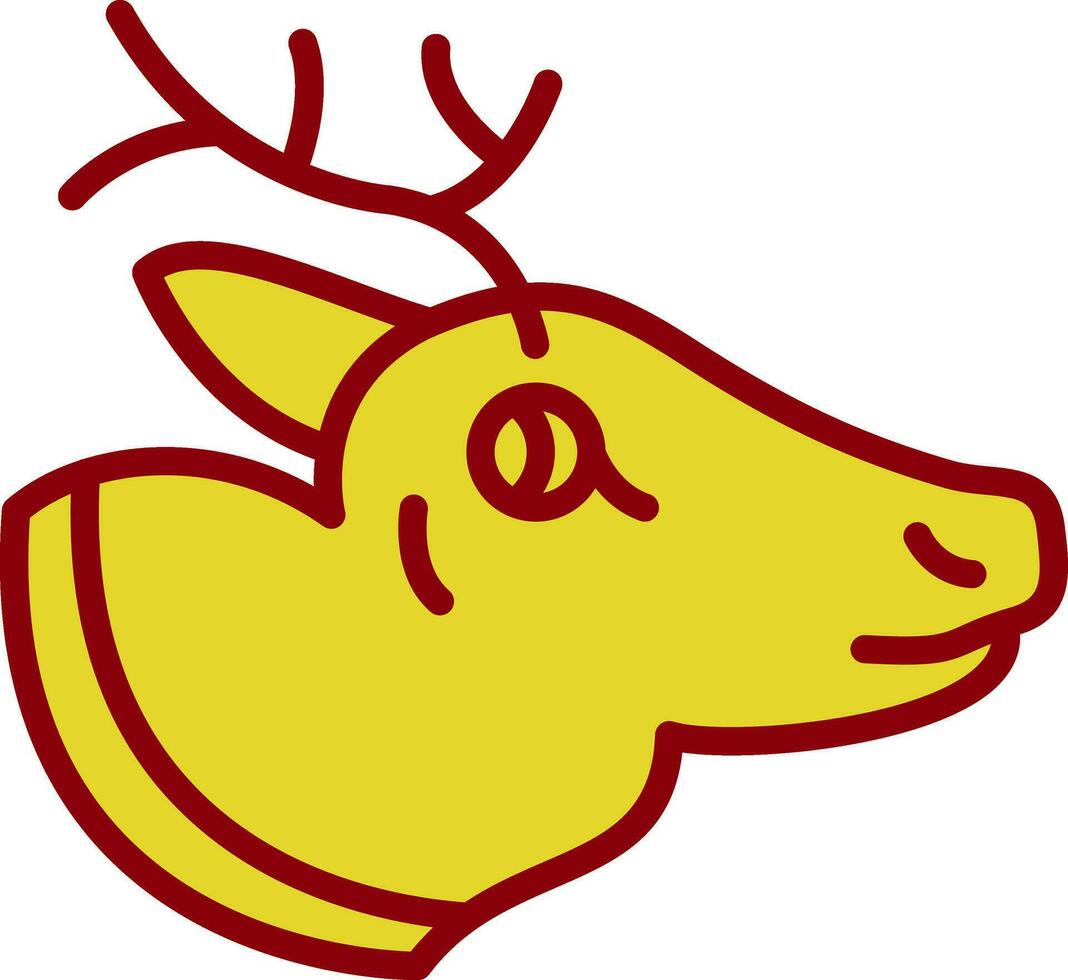 Reindeer Vector Icon Design