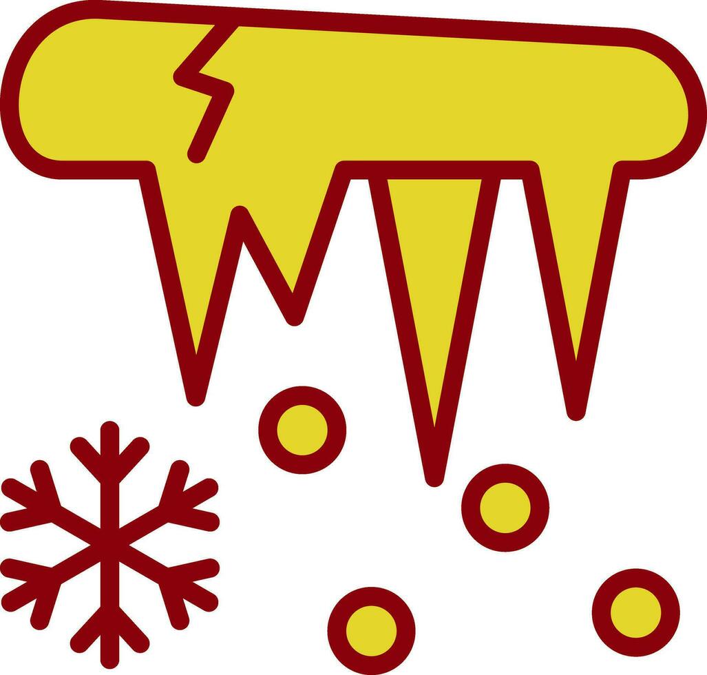 Icicle Vector Icon Design