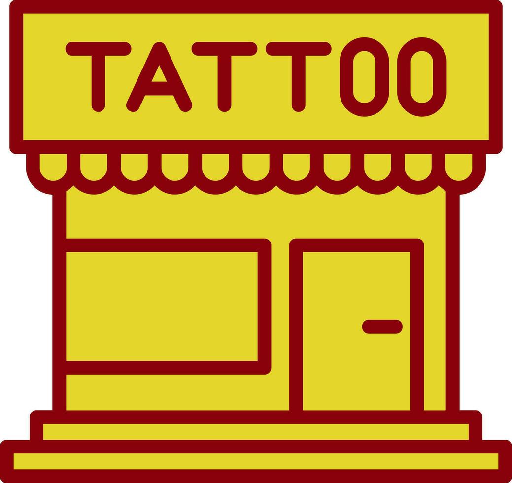 tatuaje estudio vector icono diseño