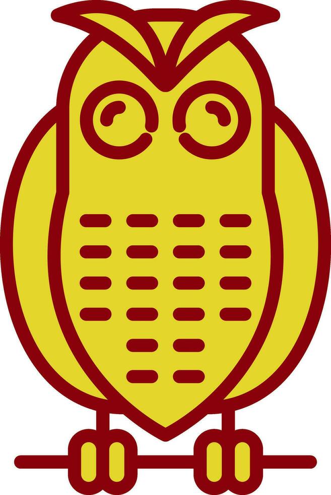Snowy owl Vector Icon Design