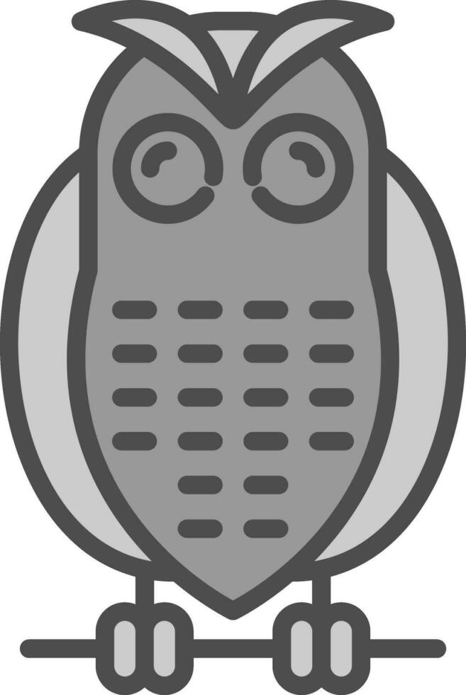 Snowy owl Vector Icon Design