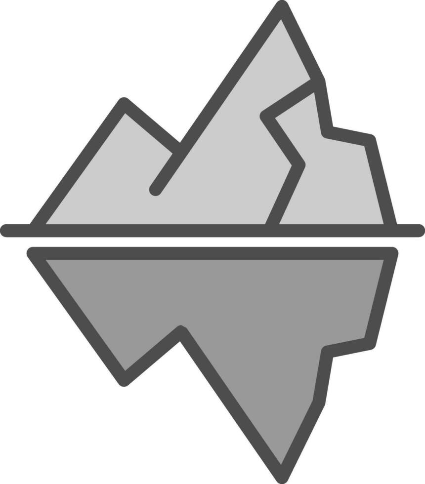 Iceberg Vector Icon Design