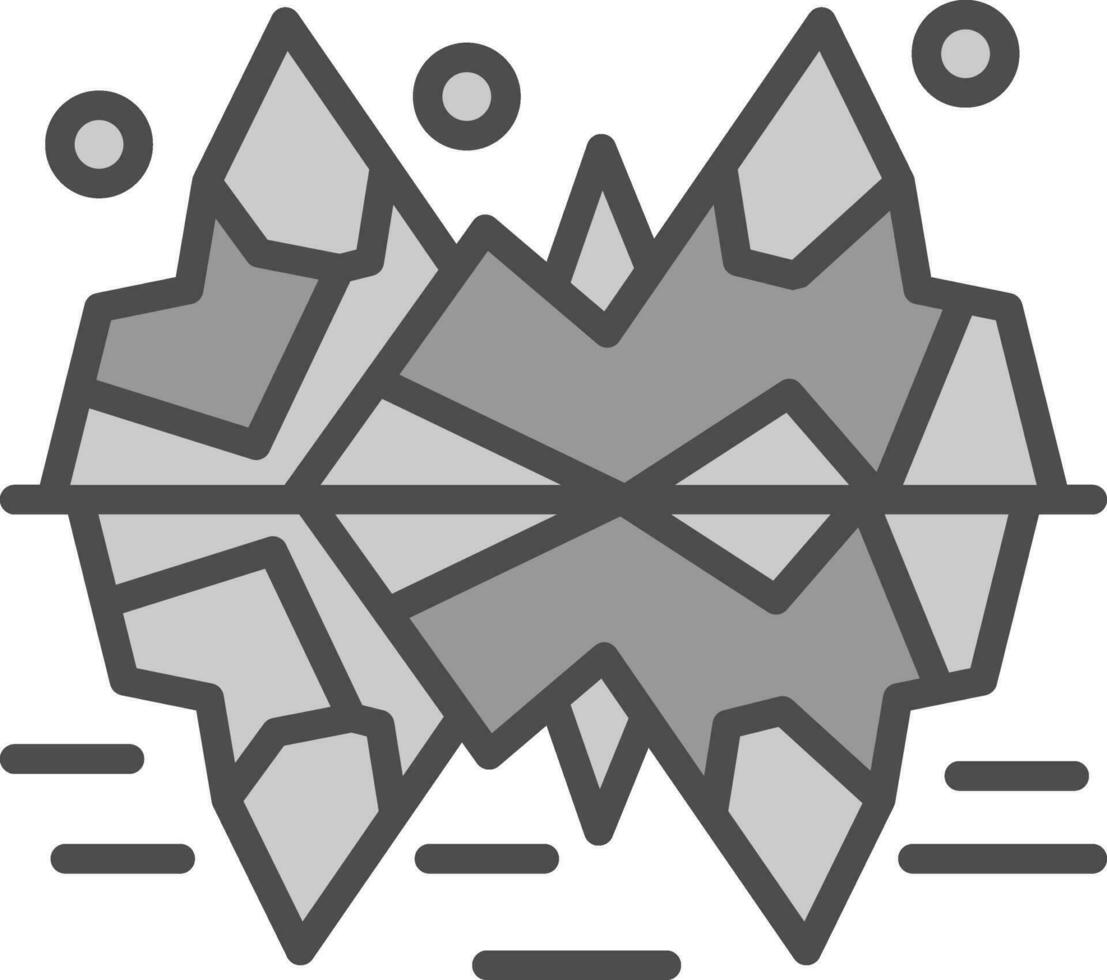 Ice formation Vector Icon Design