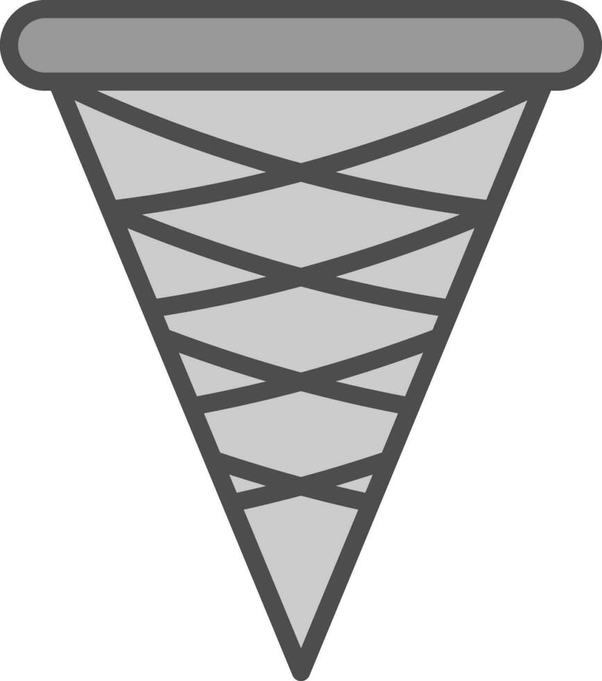 hielo crema cono vector icono diseño