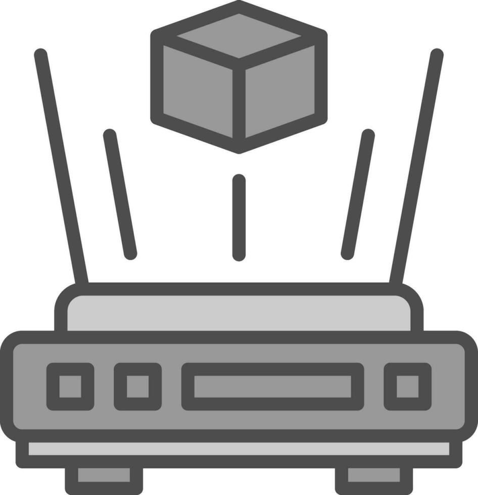 Holofgram Vector Icon Design