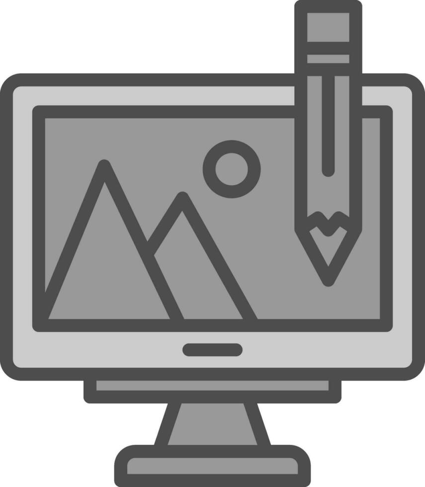 Digital Art Vector Icon Design