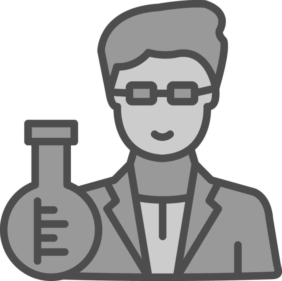 Scientist Vector Icon Design