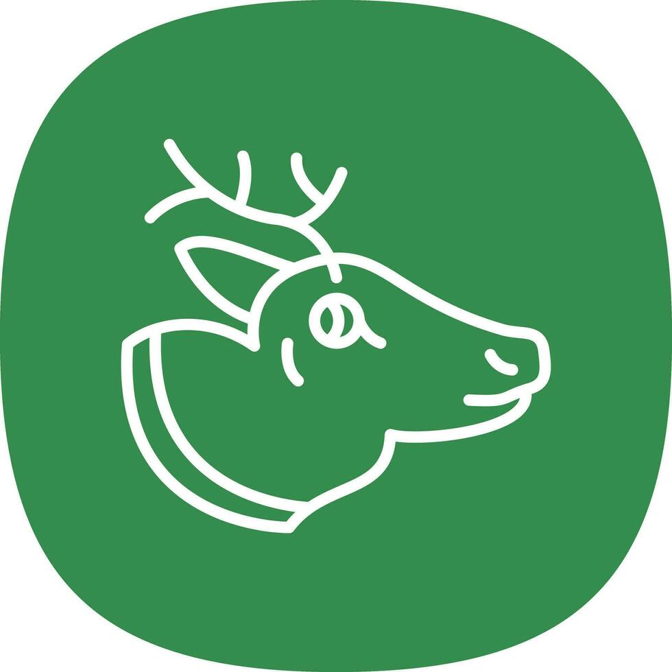 Reindeer Vector Icon Design