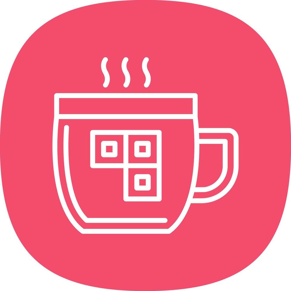 Hot cocoa Vector Icon Design