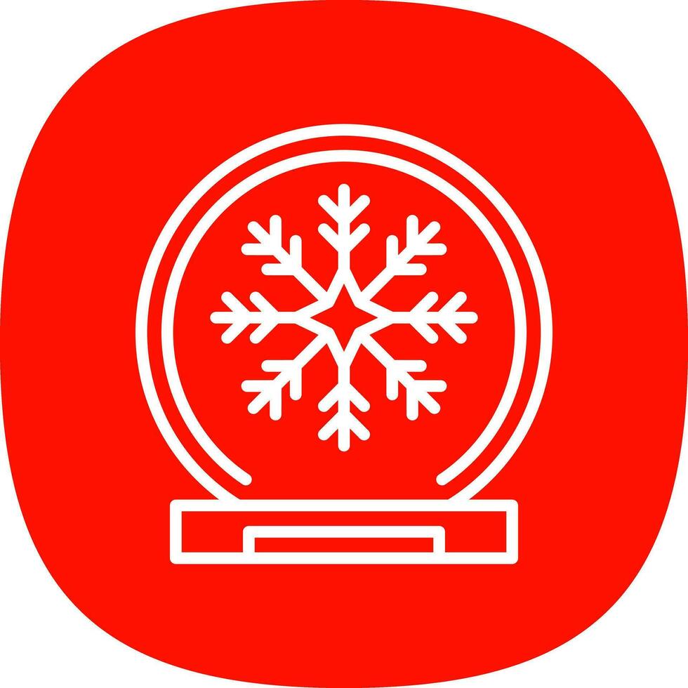 Snow globe Vector Icon Design