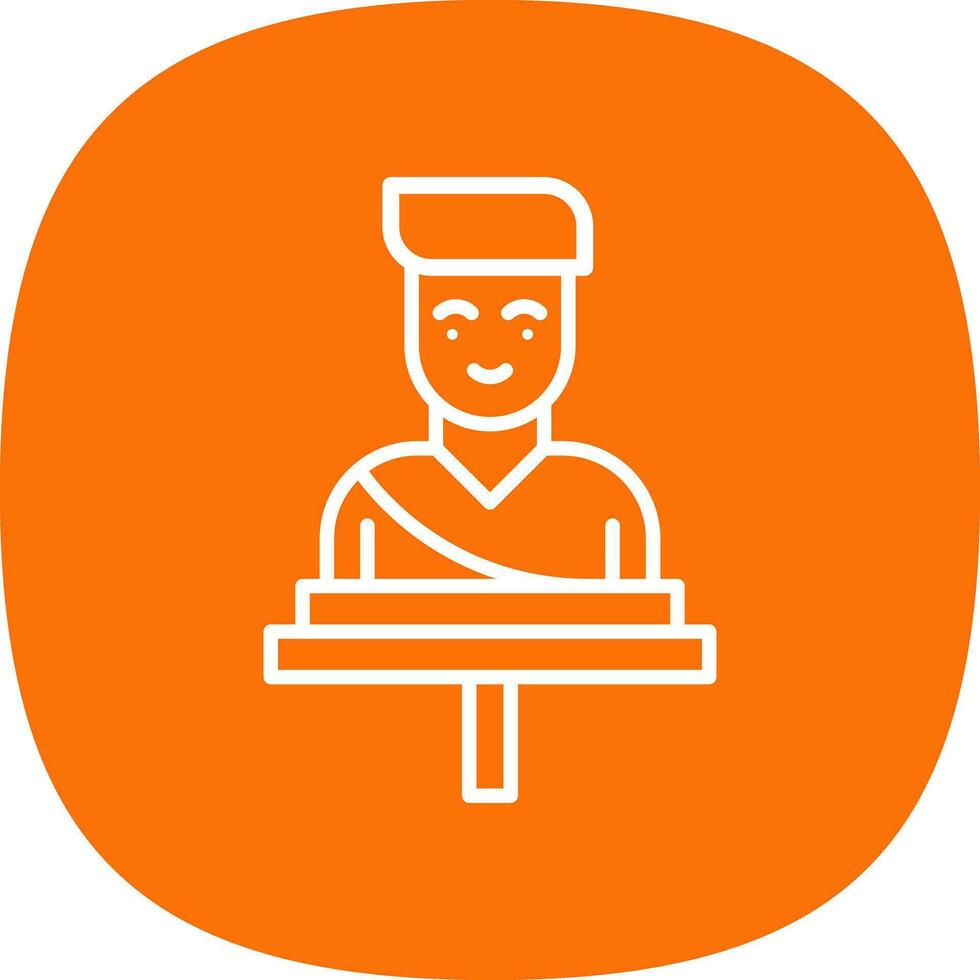 Sculpting Vector Icon Design