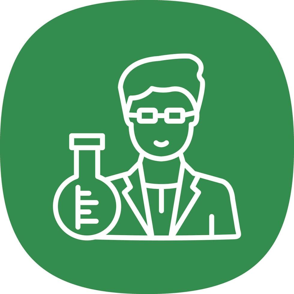 Scientist Vector Icon Design
