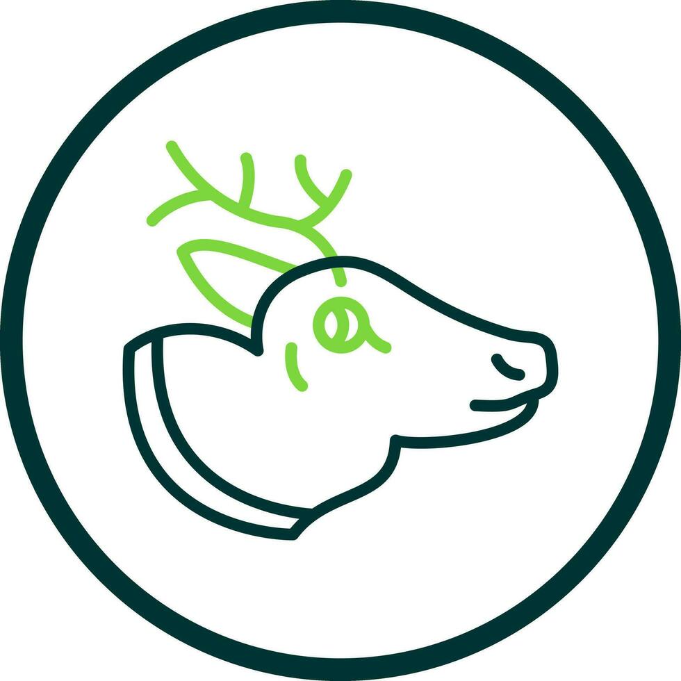 Reindeer Vector Icon Design