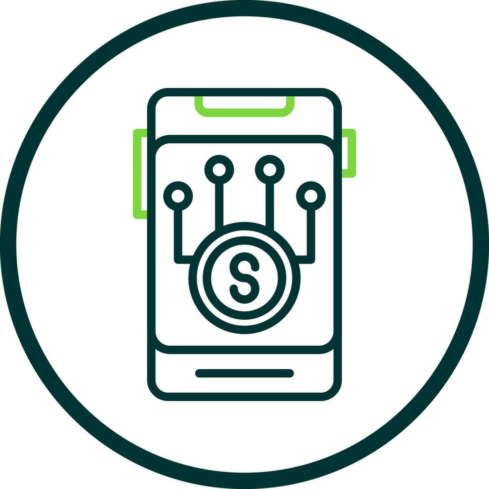 Digital Money Vector Icon Design