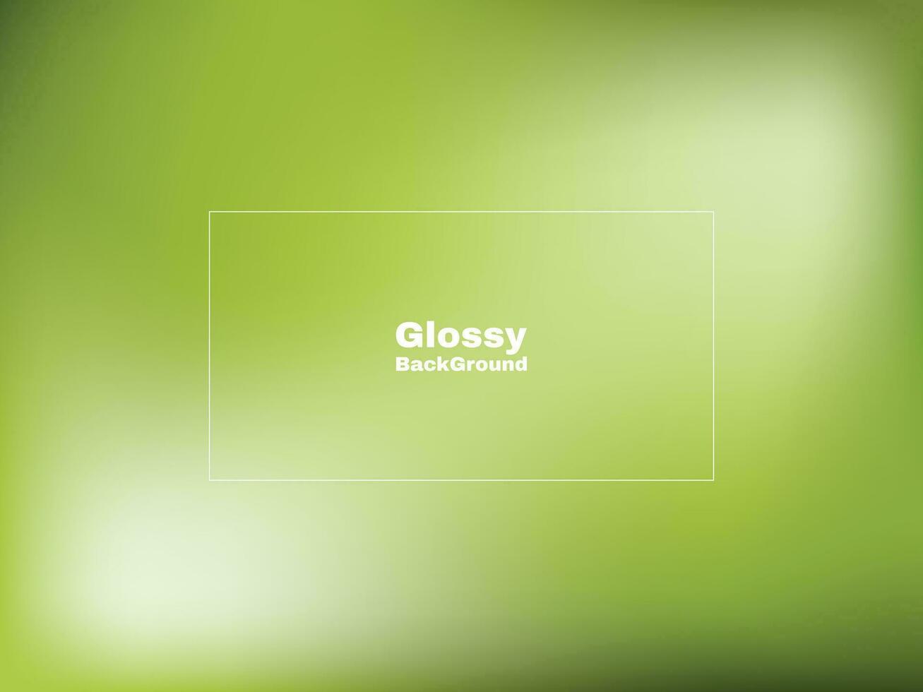 green glossy blurred vector background